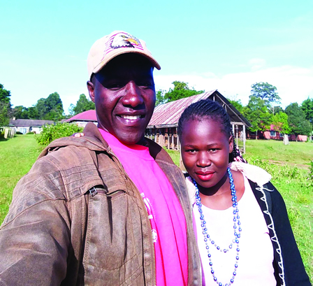 Fredrick Onyango and wife Hellen