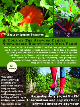 The Jeavons Center Garden Tour Poster